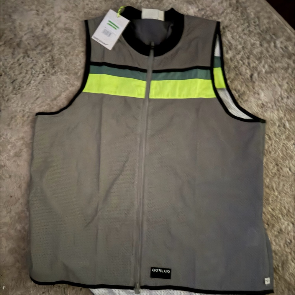 Flou Gray and Black Bodyglower Jacket